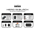 Go Pro Hero 13 Go Big Go Jumbo Bundle -Black (CHDRB134RW+HND)